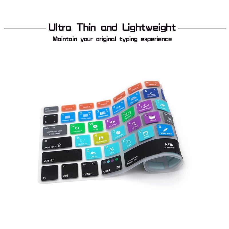 HRH Serato DJ Functional Shortcuts Hotkey Silicone Keyboard Cover Skin for MacBook Air 13,for MacBook Pro13/15/17 (with or w/Out Retina Display, 2015 or Older Version),for iMac Older,USA/European - Image 4